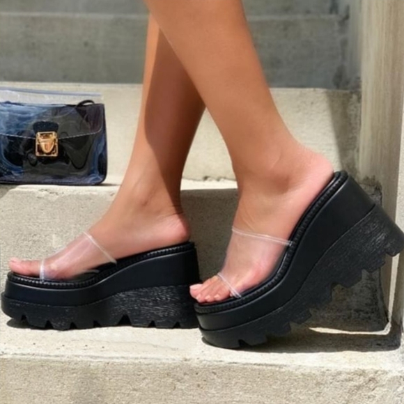 Shoes - 90'back COMBAT SANDALS💗BLACK COLOR ONLY💗